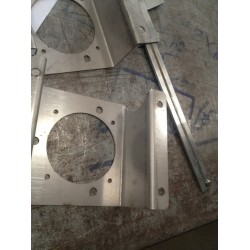 激光切割加工 机械护罩 冲孔板