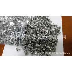 非标定制各种规格CNC加工不锈钢五金件不锈钢三角开槽螺丝销钉