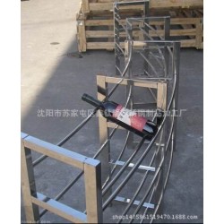 沈阳厂家直销不锈钢简约立式红酒展柜制品 定制加工墙壁酒架批发