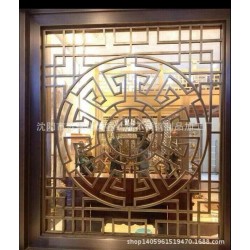 沈阳厂家直销不锈钢镂空玄关屏风 客厅家具建材金属批发 定做包邮