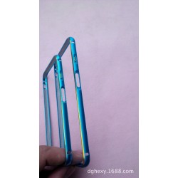 厂家供应苹果6 iphone手机边框 铝合金圆弧双色设计 金属4.7十色