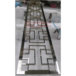 供应不锈钢屏风价格 不锈钢异形件制品 酒店隔断 福州不锈钢制品