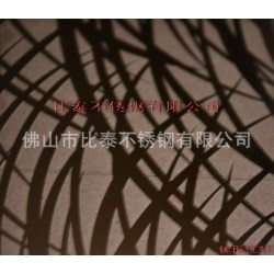 供应彩色不锈钢玫瑰金镜面蚀刻板批发