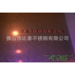 供应彩色不锈钢和纹板/不锈钢紫红色和纹板