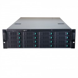 存储服务器机箱，可支持16个热插拔硬盘安装，可做磁盘阵列机箱