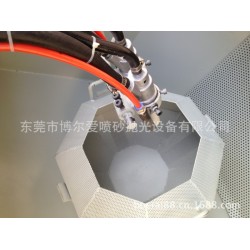 不怕碰撞的小零件、螺丝表面喷砂处理专用机首选博尔爱滚桶式