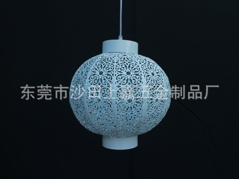 厂家批发 直径350MM南瓜灯笼螺旋状吊灯 装饰个性圆吊灯