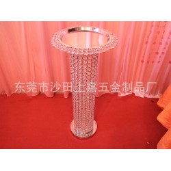 厂家生产 D18-90CM串珠锥形花瓶 结婚罗马雕花路引