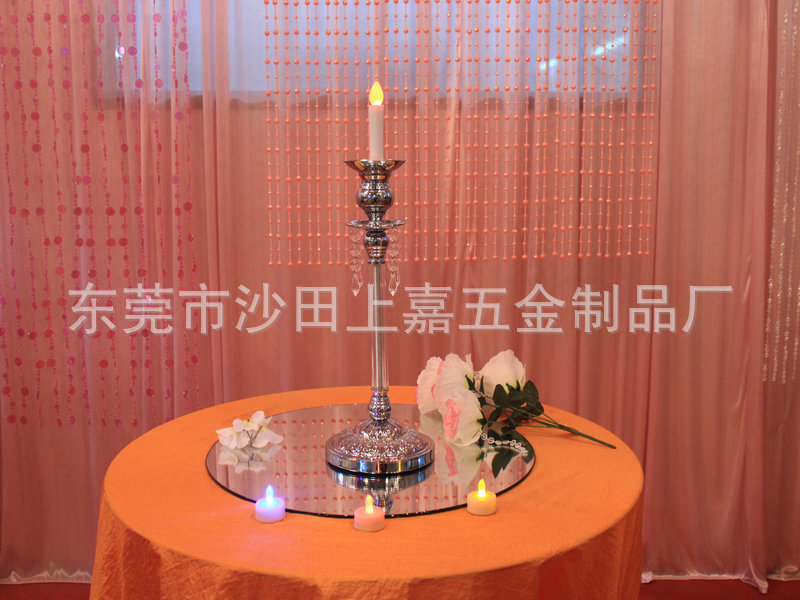 厂家批发 D15-45CM串珠圆球串珠烛台 创意圣诞工艺烛台