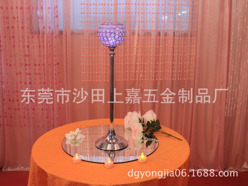 2014最新款婚庆水晶小烛台
