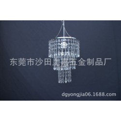 外贸英国亚克力吊灯,仿水晶串珠灯饰,喷泉小吊灯