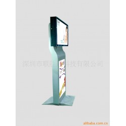 供应双屏广告播放金属促销架（自有四千㎡展示架工厂）
