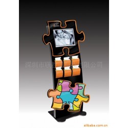 供应广告机金属促销架（自有展示架数控加工）