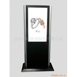 供应定制广告机金属促销架（自有四千㎡展示架工厂）