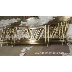 玫瑰金不锈钢园艺护栏 激光焊接别墅不锈钢护栏