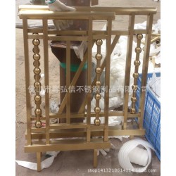 园林不锈钢护栏 造型不锈钢栏河 异形不锈钢家具制品定做