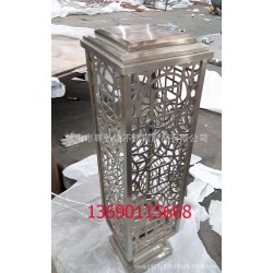 激光镂空不锈钢装饰柱子 工程不锈钢装饰柱子 异形不锈钢制品加工