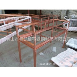山东菏泽不锈钢精品展示架 不锈钢展示牌 镜面不锈钢展示牌