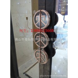 红古铜不锈钢拉手 酒店大门仿古铜不锈钢拉手/门把手批发