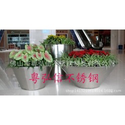 不锈钢花盆厂家直销 精致美观造型不锈钢花盆定做