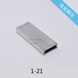 厂家承接1-21各种铝型材壳体 一体化铝合金壳体加工14*43*110