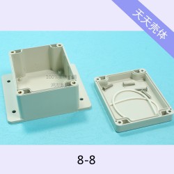 塑胶盒8-8透明仪表仪器塑料防水盒安防电源外壳68*115*129