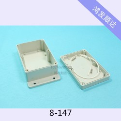 塑胶盒8-147 透明仪表仪器塑料防水盒安防电源外壳62*100*192