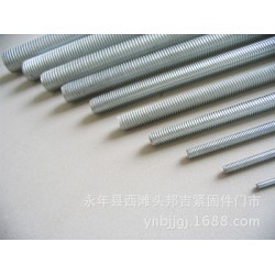 现货m8热镀锌通丝吊杆 牙条 长久防腐