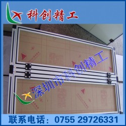 【制造】【销售】工业铝型材EF3030门和合页安装效果如图