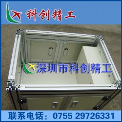 专业制作工业铝型材机柜，铝合金机架，机器设备框架