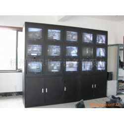五单元电视墙,五单元屏幕墙,监控机柜,监控电视墙,800元/平方米