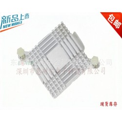 供应38*38*6MM电子芯片散热片 铝散热器 挤压散热器 CPU散热器