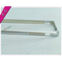 供应苹果iphone6 plus5.5寸银色纯铝金属边框外壳带按键 现货