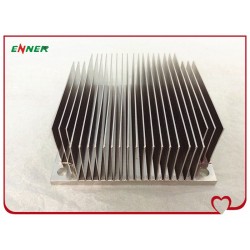 阳极氧化铲齿散热器 精密齿片散热器 纯铜铲齿散热器