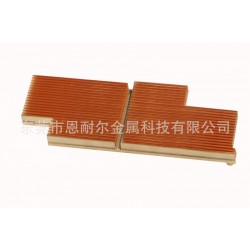 精密纯铜铲齿散热器OEM/ODM生产 工业电子PC主板散热片制造厂家