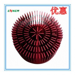 东莞塘厦特价优惠大批量冷锻LED散热器 大功率太阳花散热器