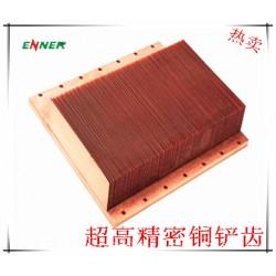 恩耐尔专业生产超高精密纯铜铲齿散热器 CPU散热片 铲齿散热片