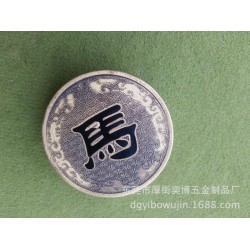 铜铸腐蚀压花象棋工艺品定制