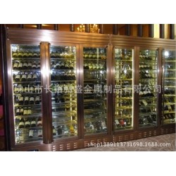 佛山不锈钢加工  定做各种不锈钢制品 不锈钢酒柜 酒架加工