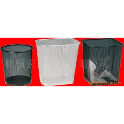 供应铁网垃圾桶,废纸篓，金属网纸篓,mesh waste bin trash bin