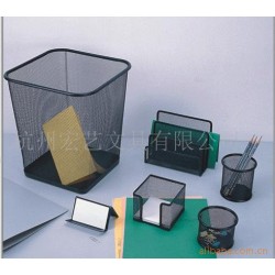 供应金属办公文具套装,纸篓五件套，热收缩套装，彩盒套装