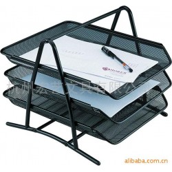 供应文件篮(图),三层资料架，document tray，金属抽拉式文件架