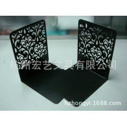 厂家供应花网文具，镂花书立，金属书立，冲花金属书立，BOOKEND