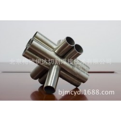 厂家直销不锈钢加工四通加工激光切管圆管切割下料管材加工质量优