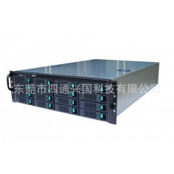 数据集成存储服务器机箱 3U16盘位热插拔磁盘阵列柜 云计算网游