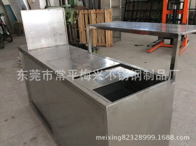 生产订做不锈钢餐饮柜 餐饮架 不锈钢桌子 不锈钢钣金制品