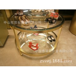 不锈钢展示制品（展架、展台、展柜）真空电镀香槟金