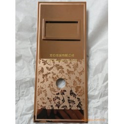 玫瑰金电梯按钮面板 电梯箱体面板真空电镀