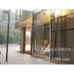 不锈钢玻璃配件真空电镀玫瑰金、钛金、香槟金、黑金等颜色加工