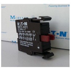 伙拼价格，正品保证，伊顿M22-K01触点模块，螺钉式，前部固定